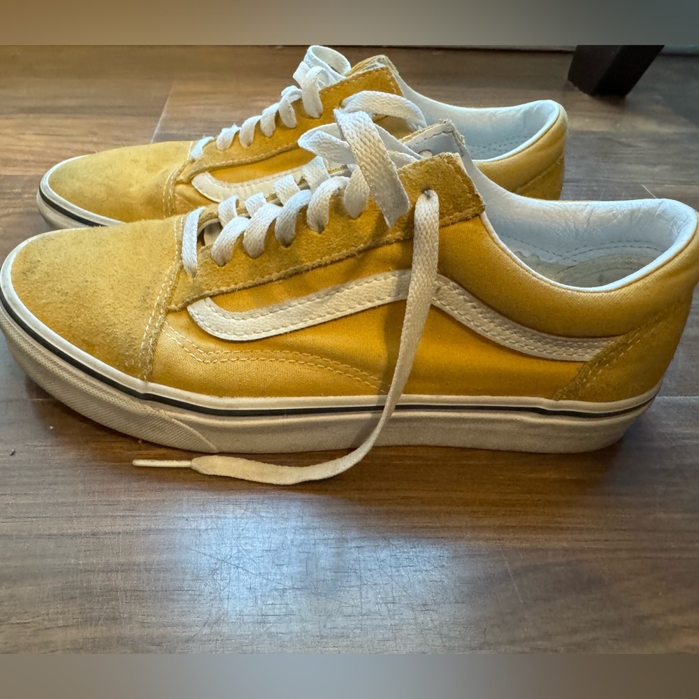 Vans Old Skool Yellow Suede Shoe Unisex